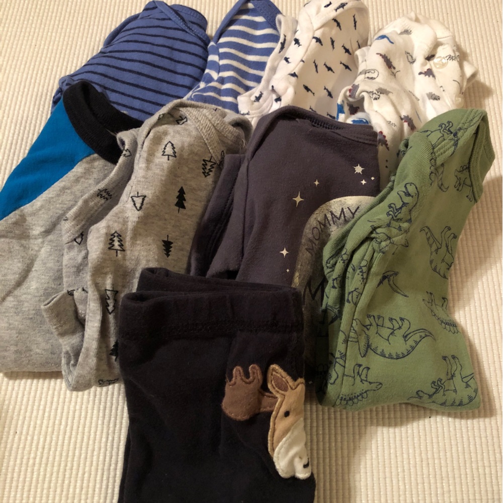 Baby Boy Onesie Fall Bundle